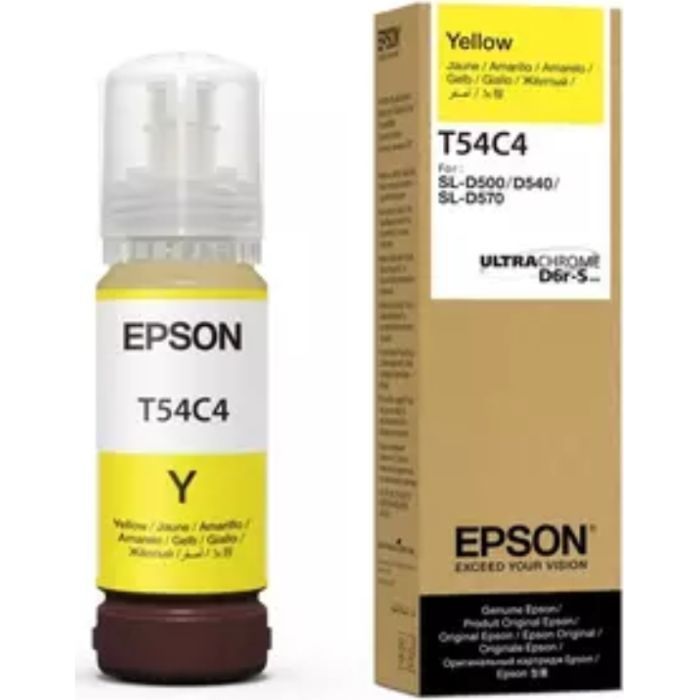 Контейнер с чернилами Epson T54C Yellow 70ml SURELAB SL-D500 (C13T54C420)