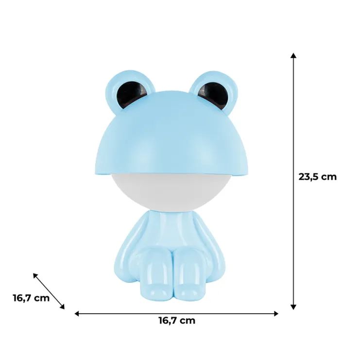 Ночник Kite Светильник LED с аккумулятором Cute Froggy, розовый (K25-316-3-2) изображение 6