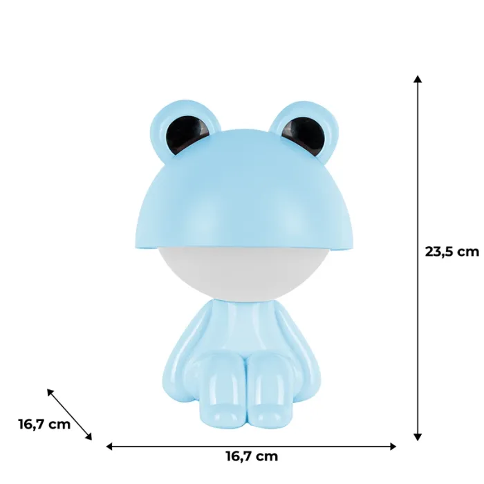 Нічник Kite Світильник LED з акумулятором Cute Froggy, білий (K25-316-3-1) зображення 6