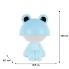 Нічник Kite Світильник LED з акумулятором Cute Froggy, блакитний (K25-316-3-3) зображення 6