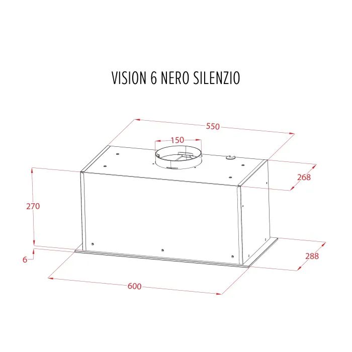 Витяжка кухонна Perfelli DESIGN VISION 6 BIANCO SILENZIO зображення 12