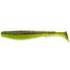 Силікон рибальський FishUP U-Shad 3" 204 - Green Pumpkin/Chartreuse (9шт/уп) (1864.15.15)