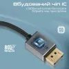 Кабель мультимедійний DisplayPort to DisplayPort v.2.0 dplink-16k.black Promate (dplink-16k.black) зображення 4