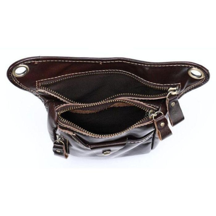 Сумка Vintage Поясная Коричневая (20014) изображение 3