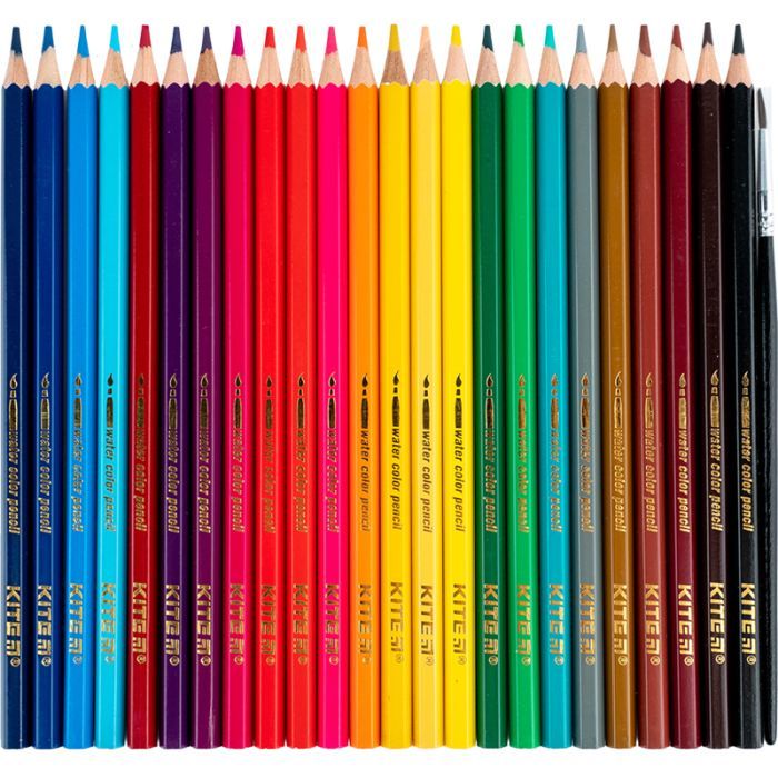 Карандаши цветные Kite Classic акварельні, 24 кольори (K-1050) изображение 3