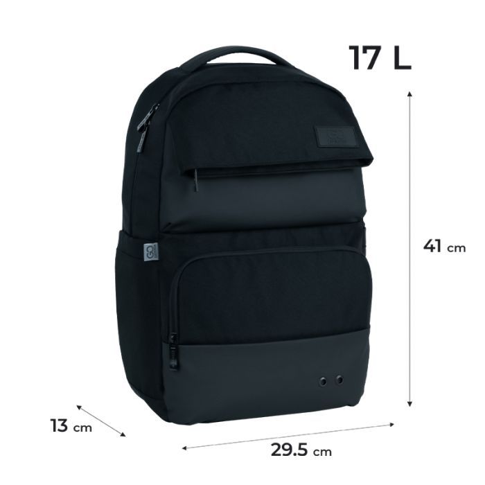 Рюкзак шкільний GoPack Education Teens 187 чорний (GO25-187L) зображення 2