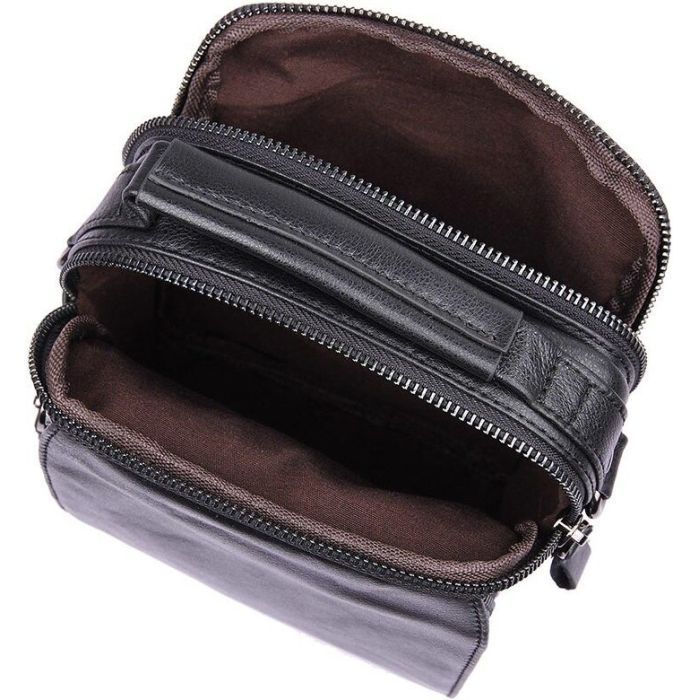 Сумка Vintage Чорна (14451) зображення 11