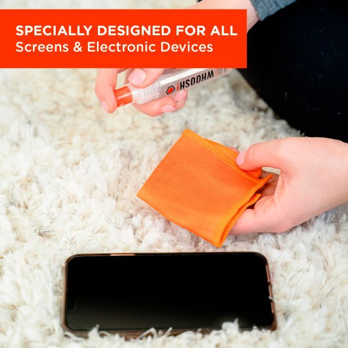 Спрей для очищення Whoosh! Screen Shine GO 30ml, microfiber 14x14cm (1FG30ENFR) зображення 3