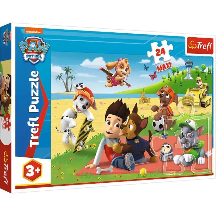 Пазл Trefl Maxi Paw Patrol Веселье на одеяле 24 элемента (5900511143461)