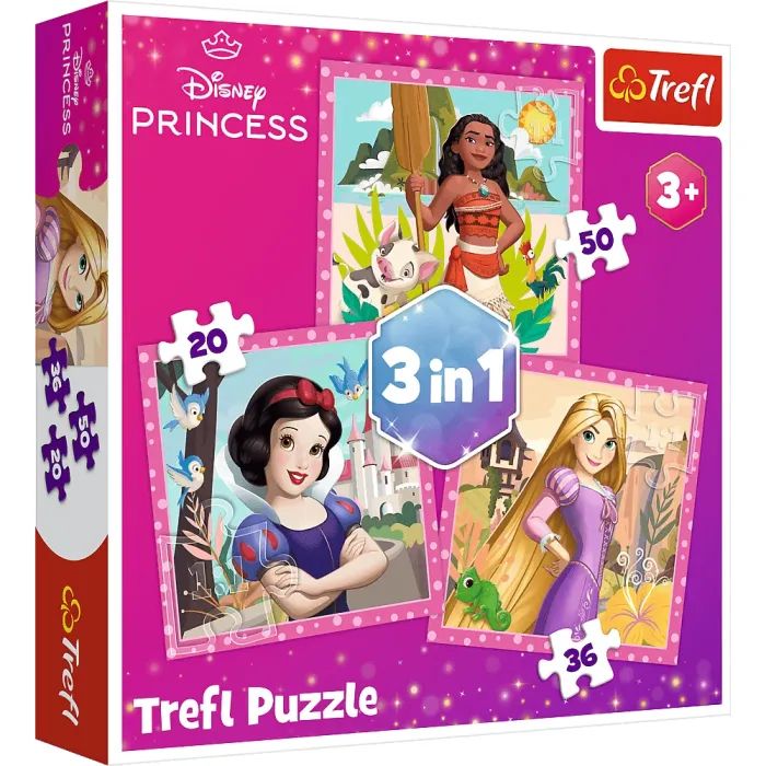 Пазл Trefl Princess Красиві квіти 3 in1 (5900511348750)