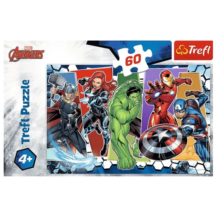 Пазл Trefl The Avengers Месники Непереможні 60 елементів (5900511173574) зображення 3
