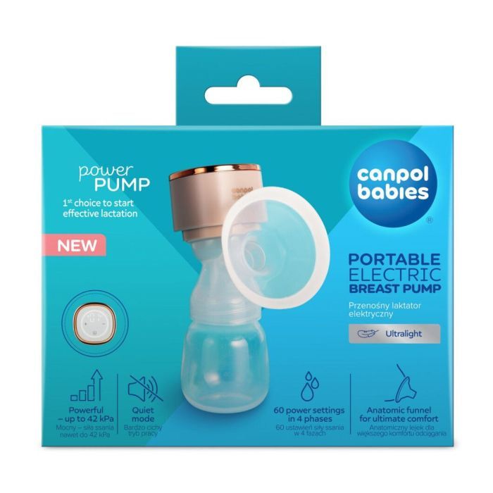 Молокоотсос Canpol babies портативный электрический PowerPump (20/107) изображение 4