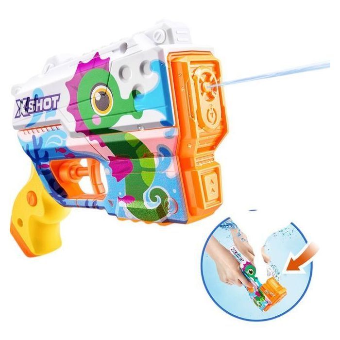 Игрушечное оружие Zuru X-Shot Водный бластер Junior Fast-Fill Морской конек (118143D) изображение 2