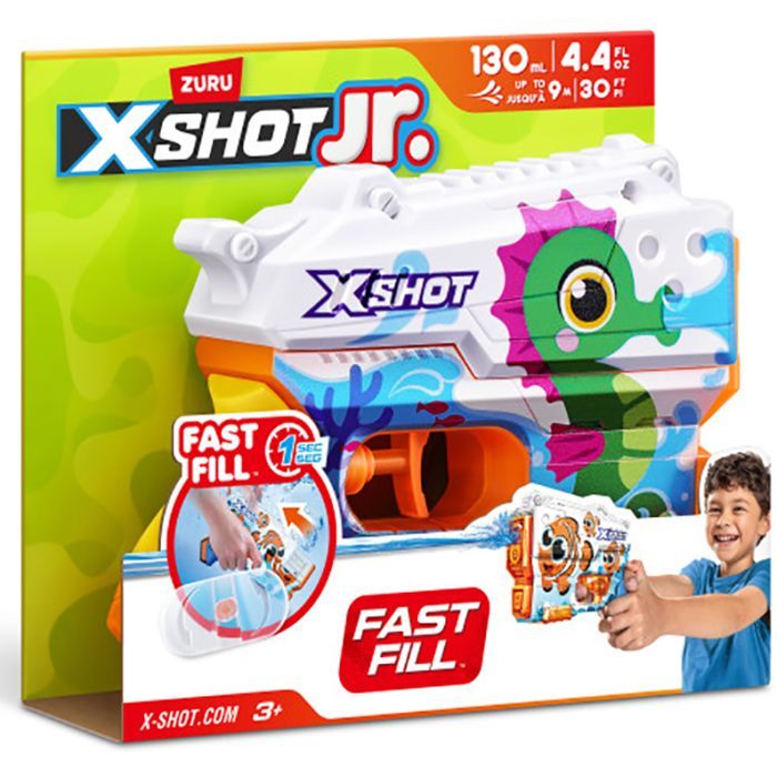 Игрушечное оружие Zuru X-Shot Водный бластер Junior Fast-Fill Морской конек (118143D) изображение 3