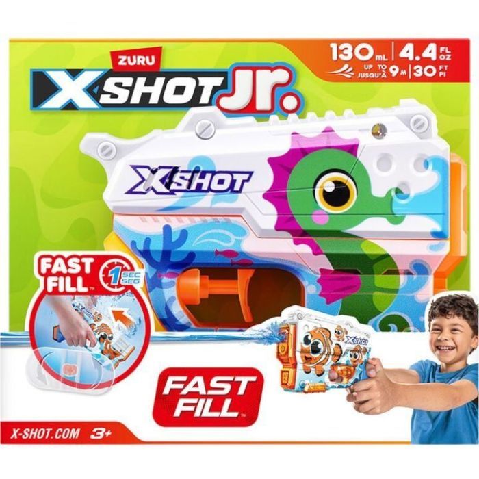 Игрушечное оружие Zuru X-Shot Водный бластер Junior Fast-Fill Морской конек (118143D) изображение 4