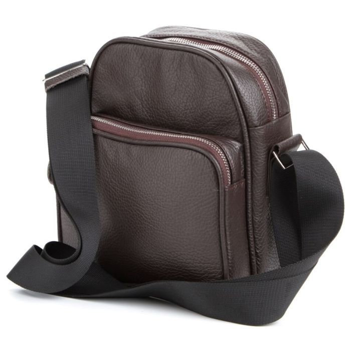 Сумка Shvigel Мессенджер Коричневая (00899) изображение 5