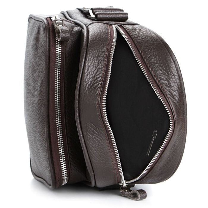 Сумка Shvigel Мессенджер Коричневая (00899) изображение 7