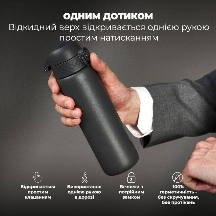 Пляшка для води ION8 OneTouch Vacuum Insulated 500 мл Blue (I8TS500BLU) зображення 2