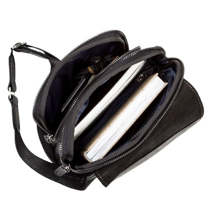 Сумка Shvigel Кожаная Черная (11092) изображение 6