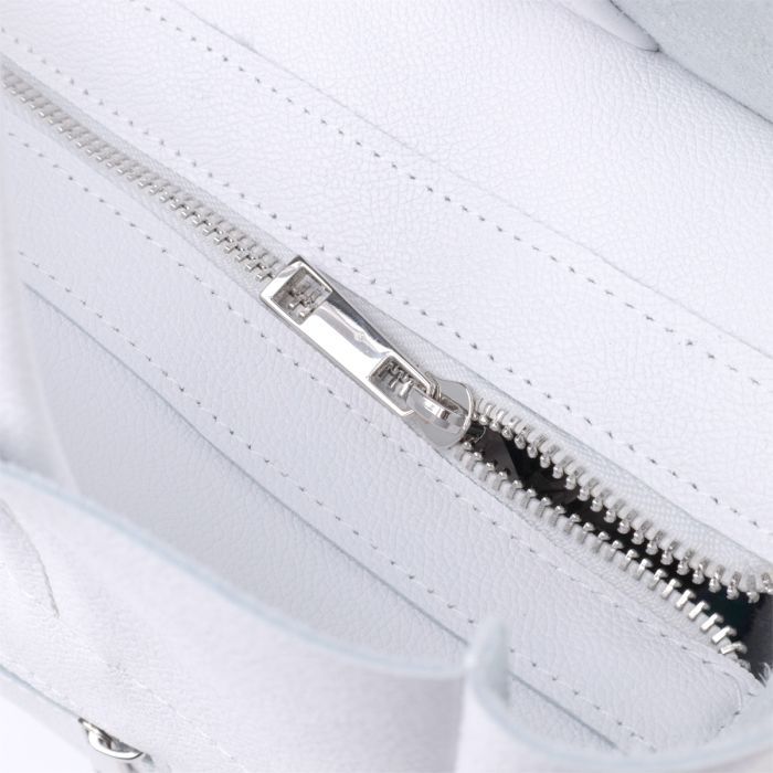 Сумка Shvigel Шоппер из натуральной кожи Белая (22844) изображение 5