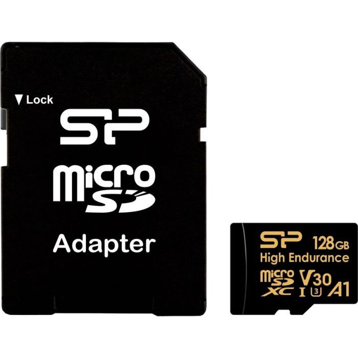 Карта пам'яті Silicon Power 128GB microSDXC class 10 UHS-I U3 V30 A1 High Endurance (SP128GBSTXDV3V1HSP) зображення 2