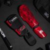 Защита голени и стопы Phantom Muay Thai Red S/M (PHSG2678-SM) изображение 3