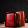 Портмоне Canpellini З натуральної шкіри Червоне (21731) зображення 12