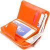 Портмоне Canpellini Из натуральной кожи флотар Оранжевое (21602) изображение 6
