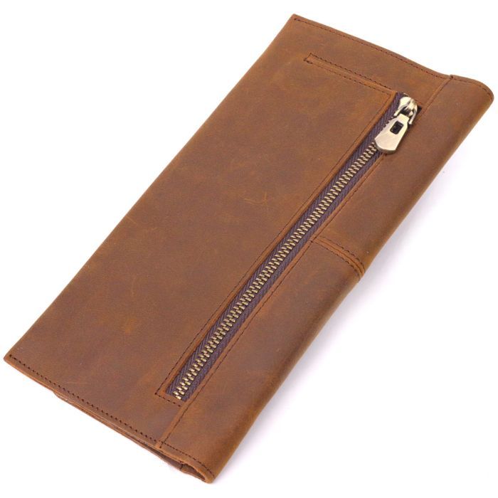 Кошелек Vintage Из натуральной кожи Коричневый (21296) изображение 2