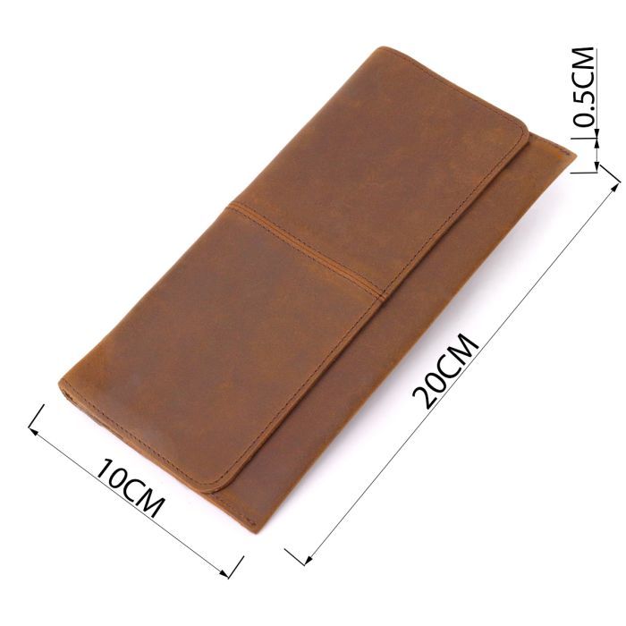 Кошелек Vintage Из натуральной кожи Коричневый (21296) изображение 4