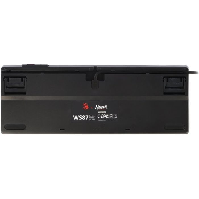 Клавиатура A4Tech Bloody WS87 Naraka Wireless/Bluetooth Black/Red (4711421001113) изображение 7