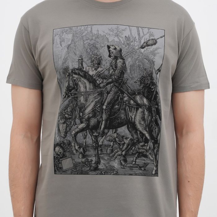 Футболка Sol's Imperial Knight Death and the Devil світло-арміський S (11500330/394S) изображение 4