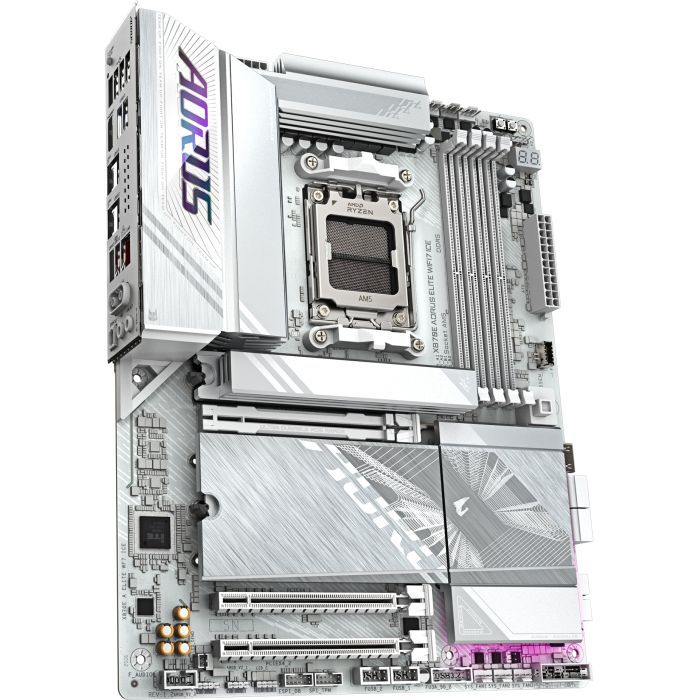 Материнская плата GIGABYTE X870E AORUS ELITE WIFI7 ICE (X870E A ELITE WIFI7 ICE) изображение 2