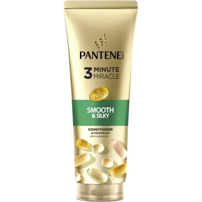 Кондиционер для волос Pantene Pro-V 3 Minute Miracle Гладкое и шелковистое 220 мл (8700216823609)