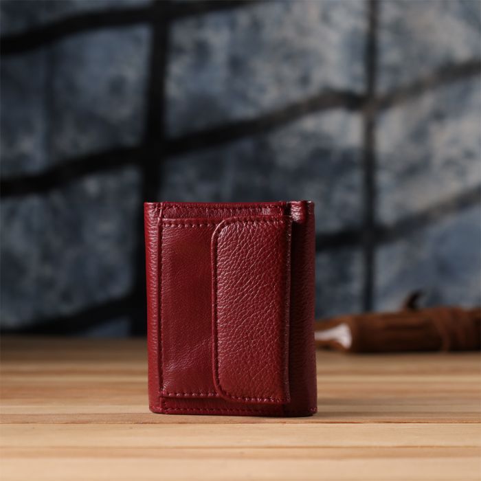 Кошелек ST Leather Из натуральной кожи Бордовый (23082) изображение 10