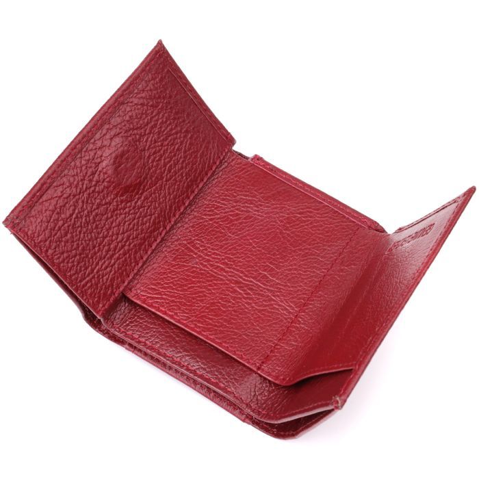 Кошелек ST Leather Из натуральной кожи Бордовый (23082) изображение 6