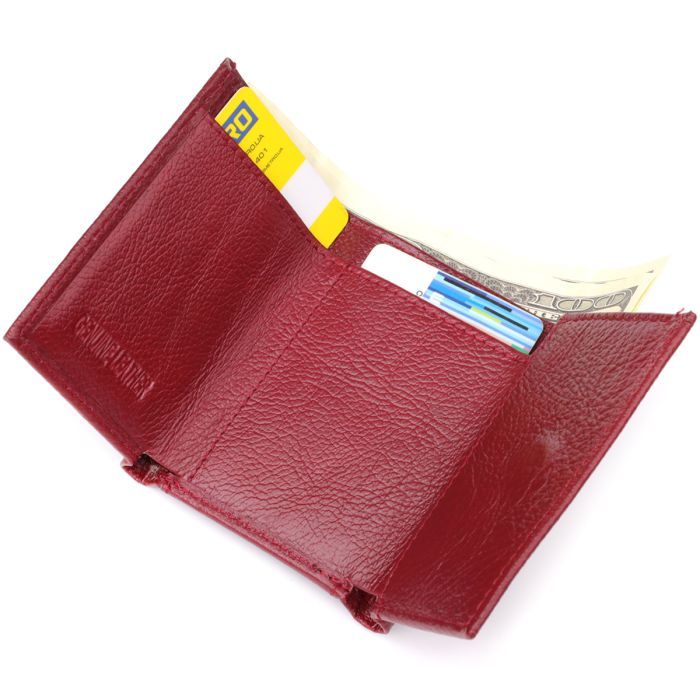Кошелек ST Leather Из натуральной кожи Бордовый (23082) изображение 7