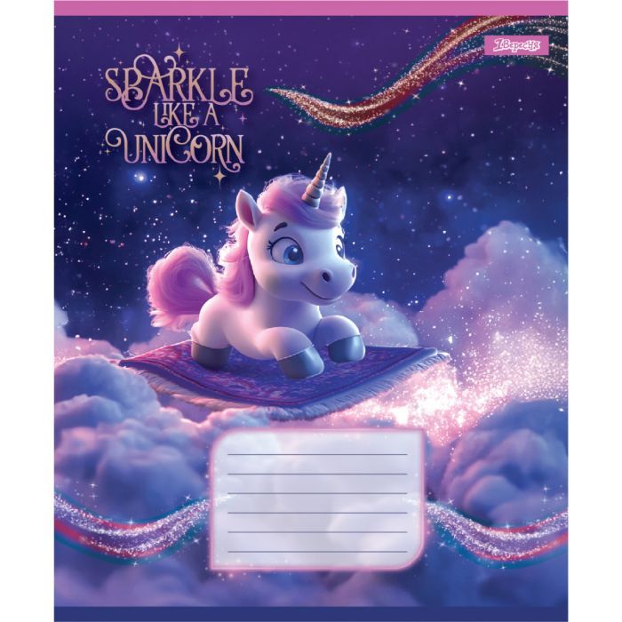 Зошит 1 вересня Unicorn А5 12 аркушів коса лінія (768129) зображення 4
