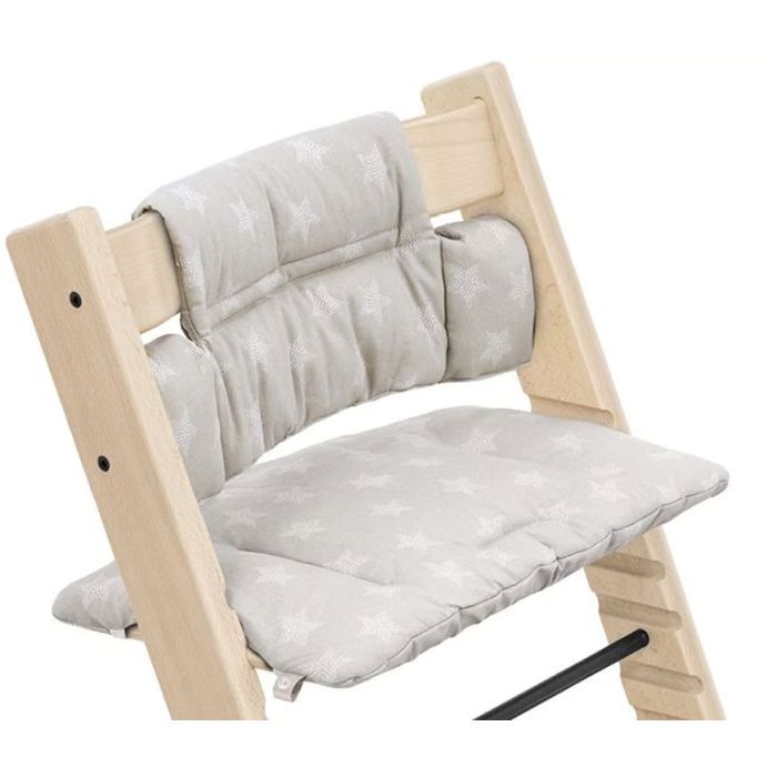 Аксесуар до стільчика для годування Stokke Текстиль для Tripp Trapp (Classic від 18 міс.) скандинавський сірий (Nordic Grey) (100366) зображення 3