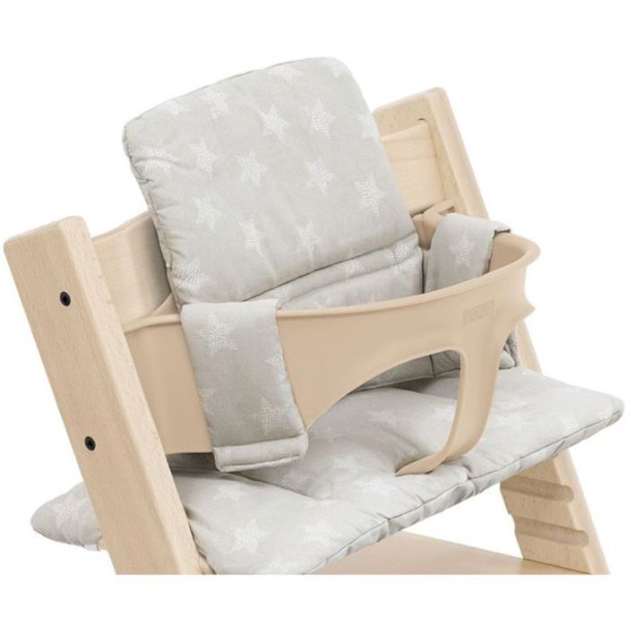 Аксесуар до стільчика для годування Stokke Текстиль для Tripp Trapp (Classic від 18 міс.) скандинавський сірий (Nordic Grey) (100366) зображення 4