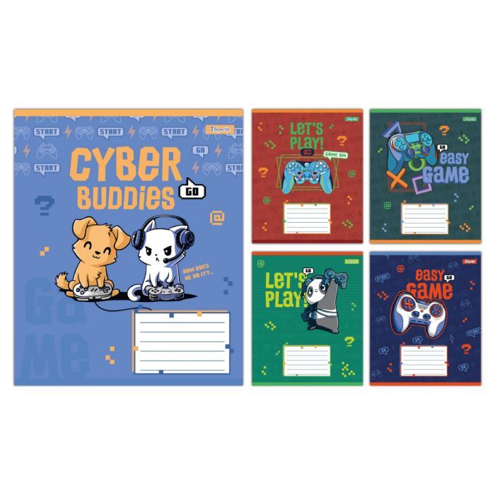 Зошит 1 вересня Let's Play А5 12 аркушів лінія (768190)