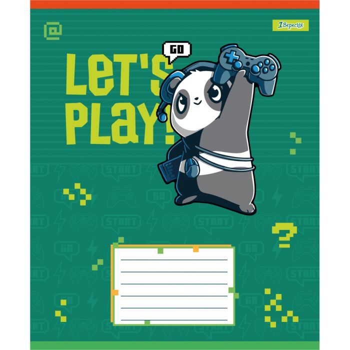 Зошит 1 вересня Let's Play А5 12 аркушів лінія (768190) зображення 3
