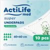 Пеленки для младенцев ActiLife Med Super 60 х 60, 10 шт (4820174981440)
