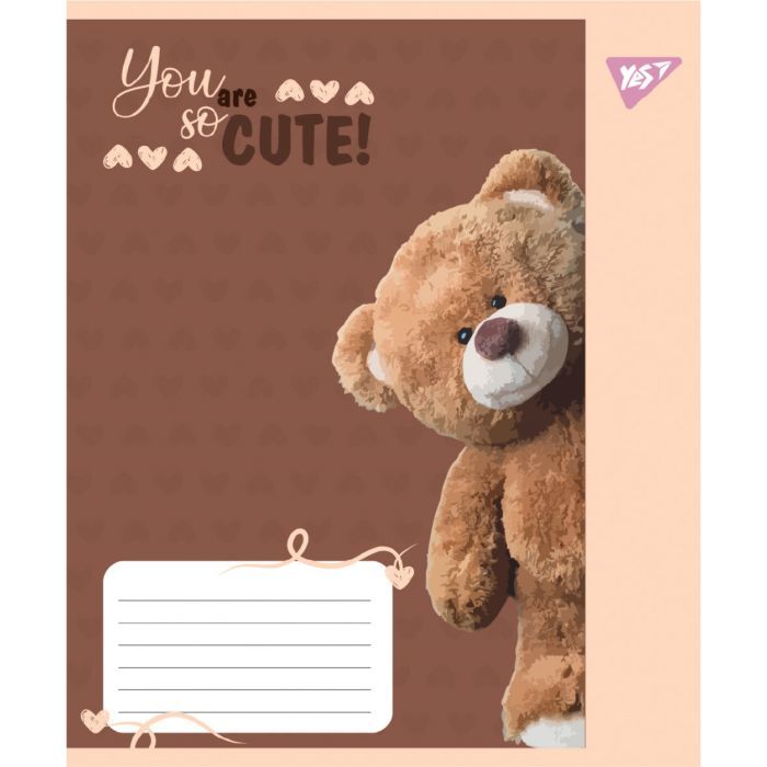 Зошит Yes You are cute А5 24 аркушів лінія (767897) зображення 4