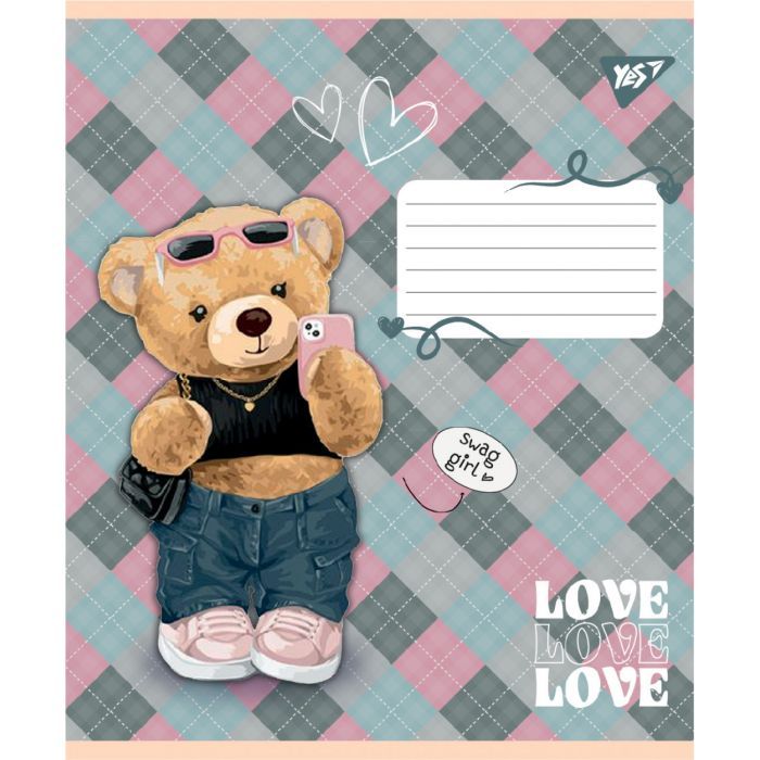 Зошит Yes You are cute А5 24 аркушів лінія (767897) зображення 6