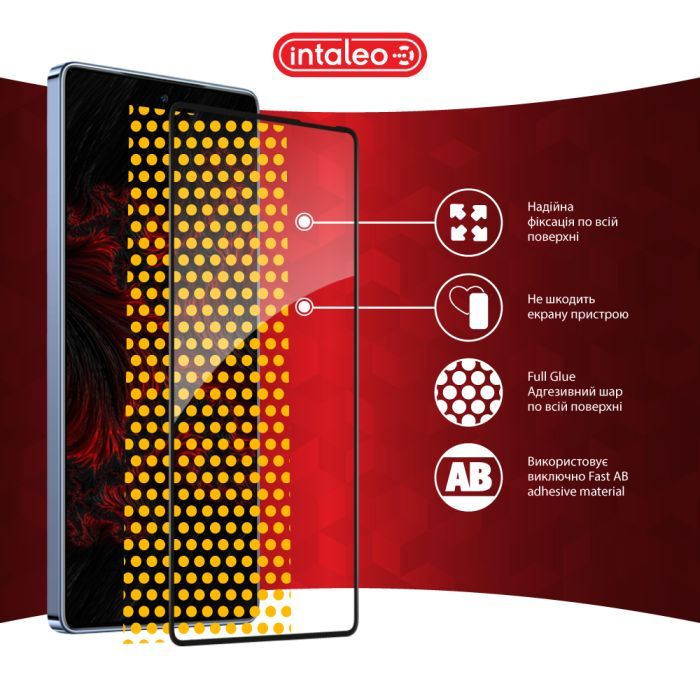 Стекло защитное Intaleo Full Glue Infinix Note 40 4G Black (1283126594915) изображение 7