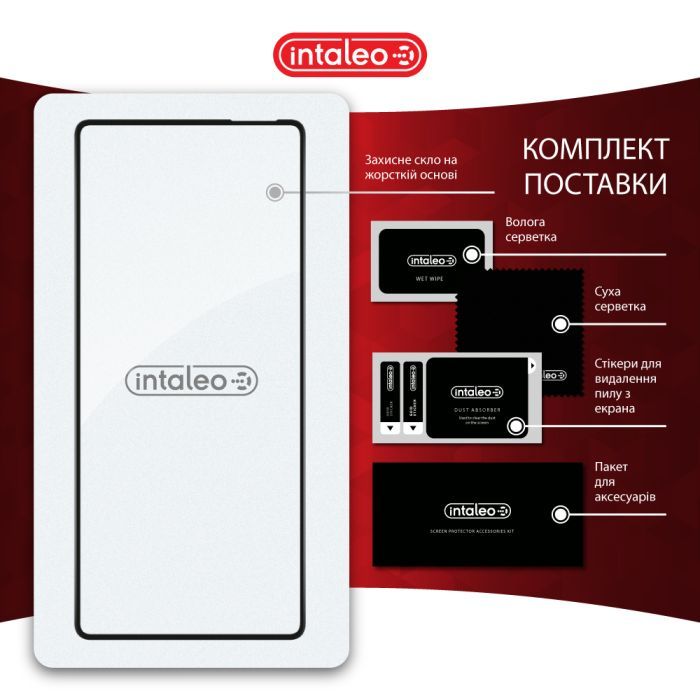 Стекло защитное Intaleo Full Glue Infinix Note 40 4G Black (1283126594915) изображение 8