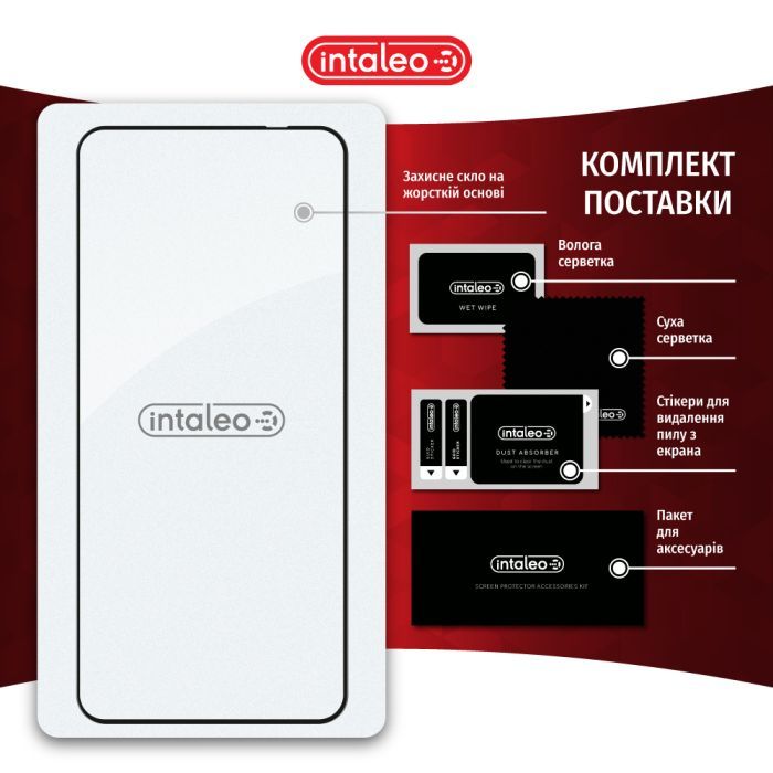 Скло захисне Intaleo Full Glue Xiaomi Poco F5 Pro Black (1283126589928) зображення 8