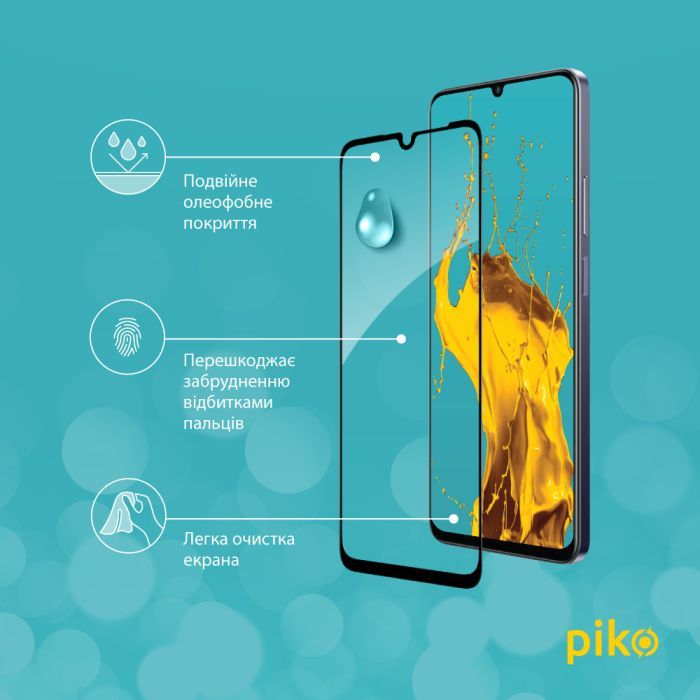 Скло захисне Piko Full Glue Realme Note 60 Black (1283126608971) зображення 4