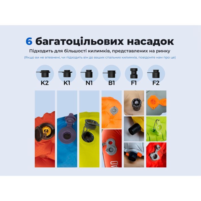 Насос для надувной мебели Flextail Zero Pump, чорний (ZP650cht-BK-i) изображение 11